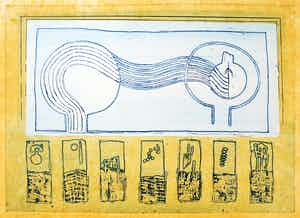 Jan Montyn - Phase Initiale, aquatint ets verkocht voor € 1!