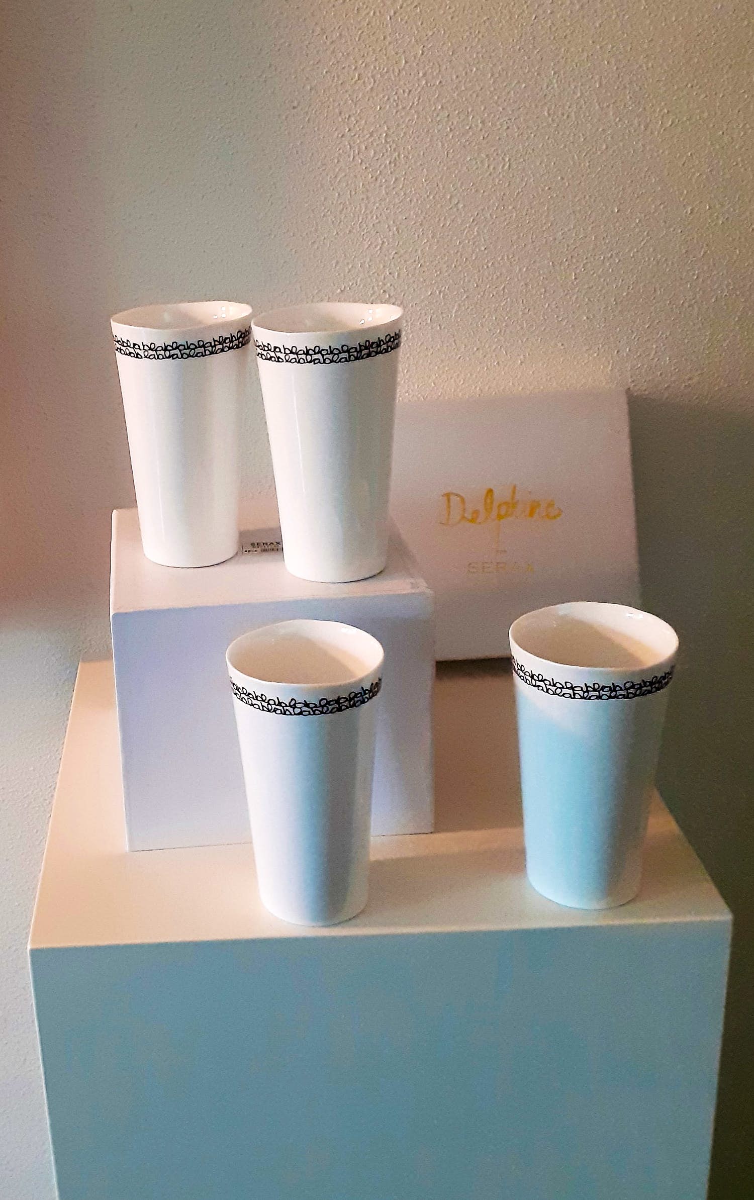 Delphine Boël - Blablabla 4 champagnemugs (or.verpakking en certificaat, niet meer in handel) kopen? Bied vanaf 62!