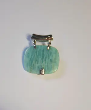 In nieuwstaat zilver 925 zilver echte Amazoniet kopen? Bied vanaf 60!