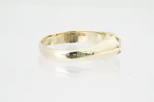 32 - BWGG Tiffany model unisex ring met Amsterdamse roos geslepen diamant. kopen? Bied vanaf 210!