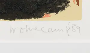 Theo Wolvecamp - Zeefdruk, Abstracte compositie kopen? Bied vanaf 100!