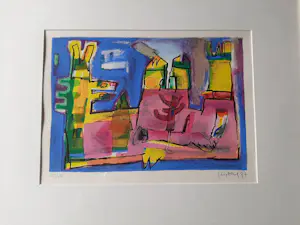 Geert Vrijdag - zeefdruk, Titel, treasure kopen? Bied vanaf 40!