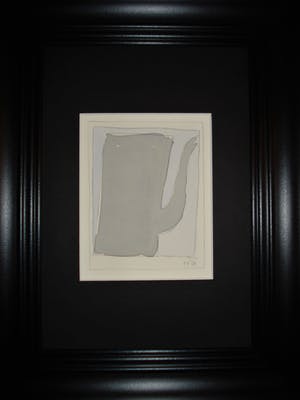 Klaas Gubbels - 'Kan', aquarel stijlvol ingelijst! kopen? Bied vanaf 415!
