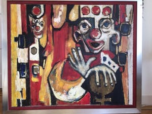 Gerke J. de Vries - verdrietige clown kopen? Bied vanaf 250!