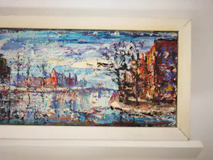 Arnoldus Oldenhave - Amsterdam. Stadsgezicht. Gracht. kopen? Bied vanaf 119!