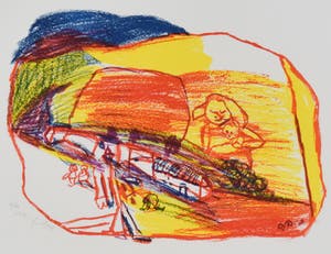 Pieter Defesche - Kleurrijk abstract kopen? Bied vanaf 1!