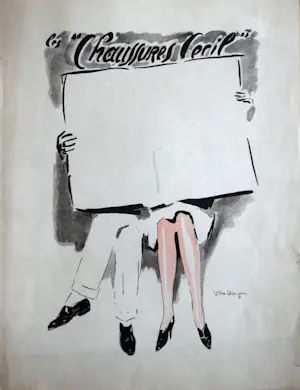 Kees van Dongen - Affiche - les Chaussures Cécil kopen? Bied vanaf 150!
