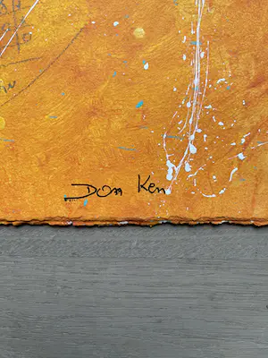 Don Ken - Charlie Chaplin and Mickey Mouse Orange kopen? Bied vanaf 500!