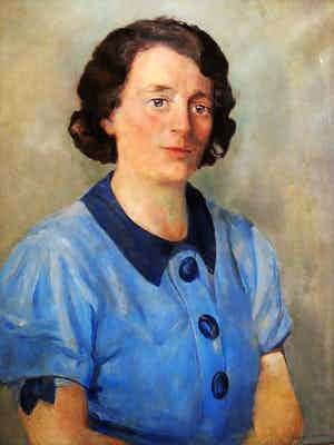 Albert Mulder - "Limburgse Amsterdammer" portret van vrouw - gesigneerd - omstreeks 1920 verkocht voor € 10!