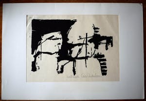 Cees Andriessen - Houtsnede - Abstract Unicum kopen? Bied vanaf 40!
