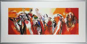 Peter Meijer - Zeefdruk, Habanera - Ingelijst (Zeer groot) verkocht voor € 60!