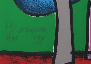 Corneille - Litho, Couple sous un ciel d'été - Ingelijst kaufen? Bieten Sie von 250!