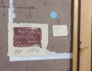 Ad Arma - Handbewerkte zeefdruk op board, Uit de serie 'India' nr. 18 kopen? Bied vanaf 70!