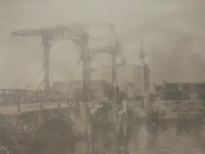 Johan Hendrik van Mastenbroek - Gezicht op brug. kopen? Bied vanaf 1!