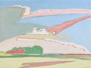 Paul Overhaus - Olieverf op doek, Landschap - Ingelijst kopen? Bied vanaf 1!