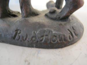 Brons (Onbekend) - Brigitte van den Houdt - Cliniclown - gesigneerd kopen? Bied vanaf 25!