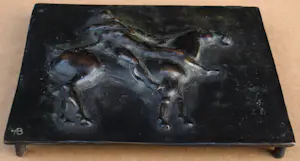 Fons Bemelmans - Bronzen relief: 'Ruiters te paard' kopen? Bied vanaf 999!