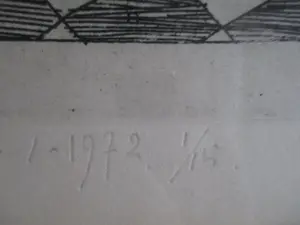 Geertjan van Oostende - Ingelijste ets "Big mother is watching you" kopen? Bied vanaf 1!