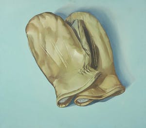 Piet de Schepper - Olieverf op doek, Wanten - Ingelijst kopen? Bied vanaf 50!