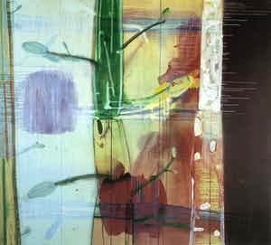 Piet Warffemius - Kleurenzeefdruk - 'Nachtgroei' - 2008 verkocht voor € 120!