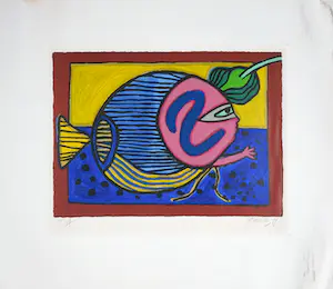 Corneille - Zeefdruk, Zonder titel kopen? Bied vanaf 1!