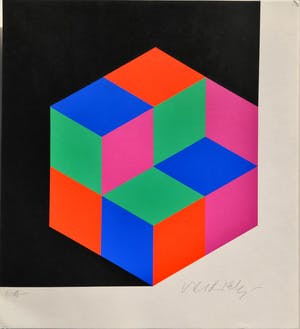 AcheterVictor Vasarely - ohne Titel? Enchérissez de 680!