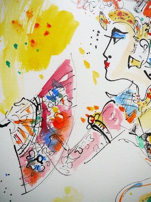 I Nyoman Gunarsa - Bali dancer -aquarel 1994 / groot- kopen? Bied vanaf 1!