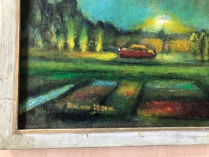 Paul van Eeden - "Benzinepomp bij avond" kopen? Bied vanaf 150!