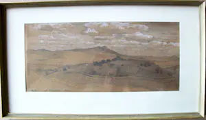 Gustav Schönleber - Hügelige Landschaft kaufen? Bieten Sie von 490!