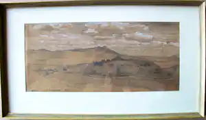 AcheterGustav Schönleber - Hügelige Landschaft? Enchérissez de 490!