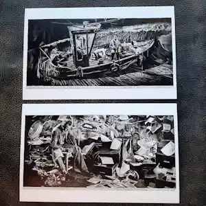 Rinus Van de Velde - 2 kunstprenten Rinus Van de Velde vendu pour 95€ !
