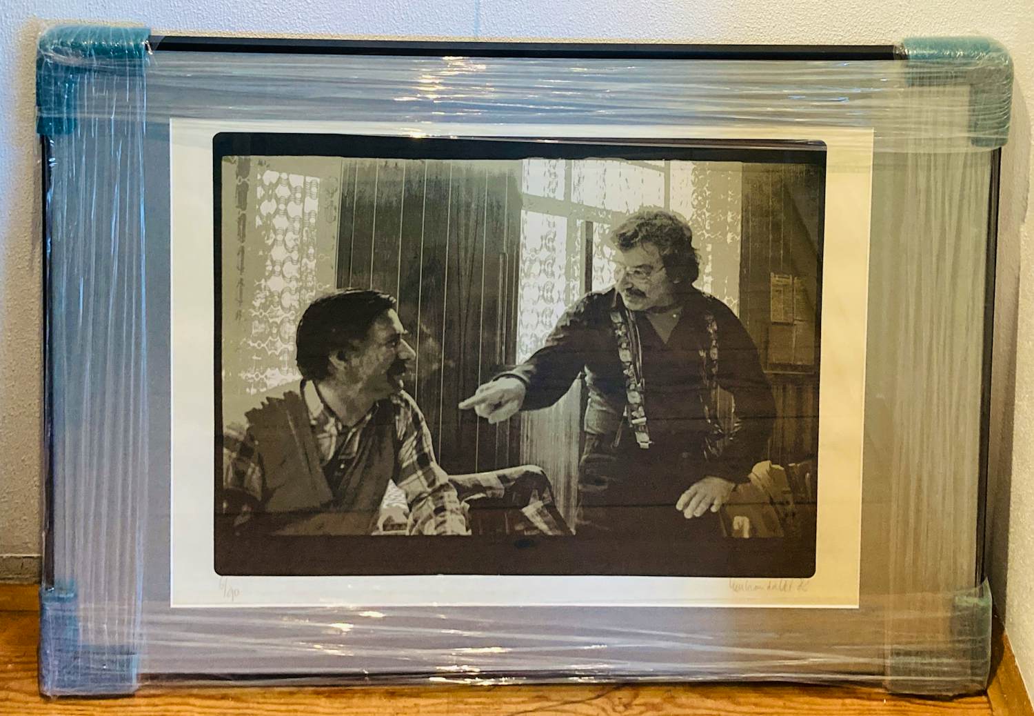 Henk van der Vet - Karel Appel & Christian Dotremont met lijst (loods) kopen? Bied vanaf 145!