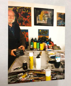 Pierre Alechinsky - Dotremont - Atlan - Corneille (1x Originele foto) - Heerup - Zeer goed kopen? Bied vanaf 60!