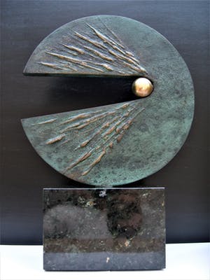Brons (Onbekend) - Zeer fraai abstract beeld. kopen? Bied vanaf 150!