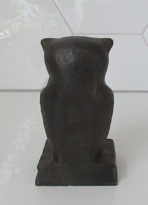 Niet of onleesbaar gesigneerd - Stel uilen boekensteunen in art deco stijl kopen? Bied vanaf 10!