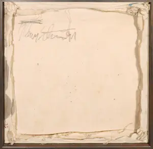 Klaus Schweier - Olieverf op doek, Abstracte compositie - Ingelijst kopen? Bied vanaf 50!