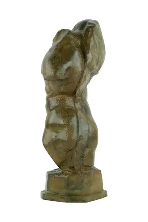 Pierre Chenet - Bronzen beeld van mannen torso - 7 kg kopen? Bied vanaf 369!