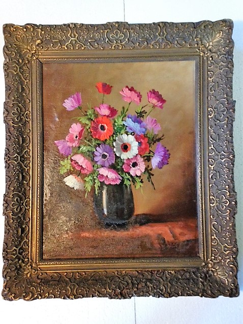 Wilhelmus Enneking - Stilleven: bos anemonen op vaas kopen? Bied vanaf 65!