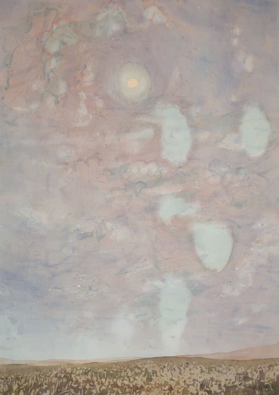 Hans Nahuijs - Hans Nahuijs: Aquarel, Landschap kopen? Bied vanaf 1!