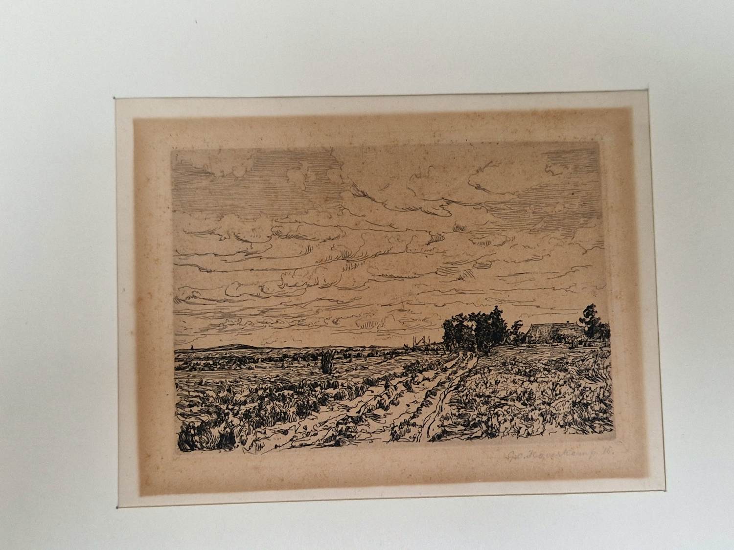 Gerrit Haverkamp - Landschap met duinen kopen? Bied vanaf 30!