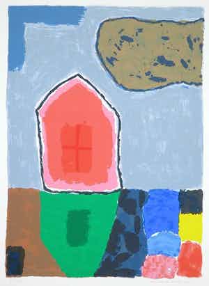 Harrie Gerritz - Litho, Zonder titel verkocht voor € 35!