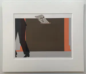 Coos Dieters - kleurenzeefdruk - '7 uur 10' - 1976 (Kleine oplage) kopen? Bied vanaf 20!