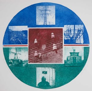 Jan Hofman - Ets en aquatint, Zonder titel - Ingelijst kopen? Bied vanaf 1!