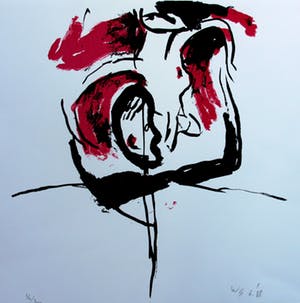 Willem Gorter - Zeefdruk - 1988 kopen? Bied vanaf 45!