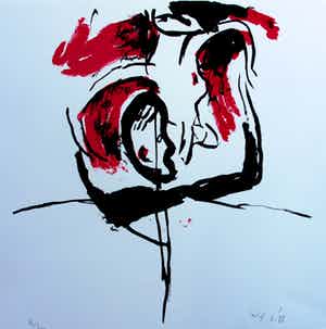 Willem Gorter - Zeefdruk - 1988 verkocht voor € 45!