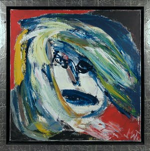 Martin van Wordragen - Olieverf op doek, In de wind - Ingelijst kopen? Bied vanaf 200!