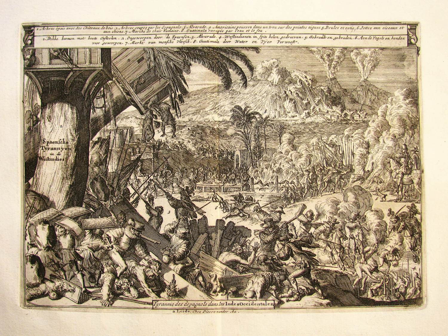 Romeyn de Hooghe - Spaanse wreedheden in West-Indië kopen? Bied vanaf 300!