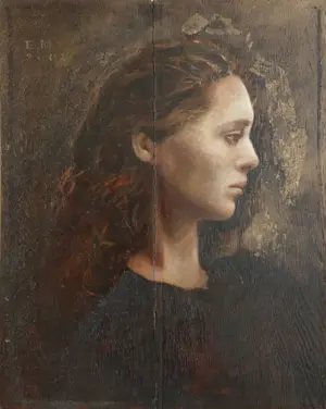 Ellis Tertoolen - Klassiek damesportret in profiel kopen? Bied vanaf 250!