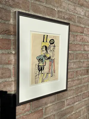 Lucebert - Vroeg werk - 27 IX 59 - Inkt - Aquarel kopen? Bied vanaf 1095!