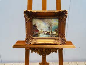 Jo Brocken - Winterlandschap. verkocht voor € 135!